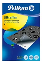 Carbónico Pelikan Ultrafilm Para Máquina (x50) Color Negro