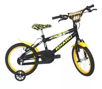Bicicletas Infantil Rharu Aro 16 Preto 4 - 6 Anos 
