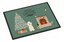 Caroline's Treasures Sandy Bedlington Terrier Christmas