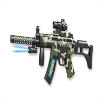 Ametralladora Rifle De Asalto Juguete Luces Vibracion Sonido