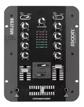 Consola Mixer Dj 2 Canales 4 Entradas Linea 1 Mic Phono