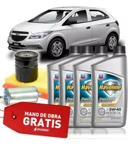 Service Cambio De Aceite Onix Havoline 5w40 Con Filtros