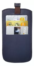 Capa Couro Puxador E Cartão Para iPhone 3gs 4 5 6 7 8 Plus