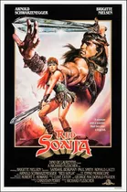 Pôster Cinema Filme Red Sonja Conan Arnold Schwarzenegger