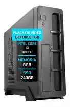 Computador Fácil Slim Intel Core I3 10100f 8gb Ssd 240gb