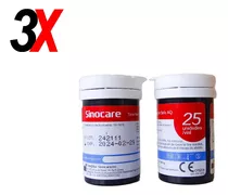 Kit Cajas 50 Tiras Reactivas +50 Lanceta Glucometro Sinocare