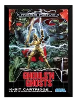 Quadro Mega Drive Ghouls 'n Ghosts