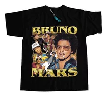 Remera Música Bruno Mars Dtf Estampa Grande Calidad Premium
