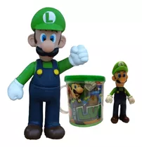 Kit Boneco Luigi 23cm E Luigi 12cm Com Caneca Personalizada