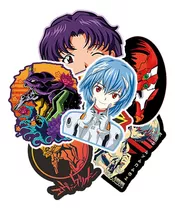 Pack Stickers Vinilo Evangelion Anime