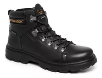 Bota Masculina Bradok Work Boot Coturno Couro Preta Original