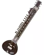 Sitar De La India , Madera Cedro , Electro Acústico, Nuevo