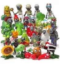 Kit 20 Miniatura Boneco Plants Vs Zombies Plantas Game 182-2