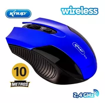 Mouse Óptico Sem Fio 10 Metros Distância Wireless Knup G14