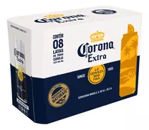 Cerveja Pilsen Corona Lata 350ml Com 8 Unidades