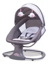 Cadeira Bebê Atividade Balanço Automático Musical Até 18kg Cor Rosa