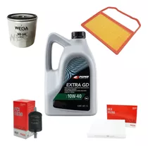 Kit 4 Filtros Wega + 4l Aceite Puma Vw Up! 1.0 75cv Mpi 2014