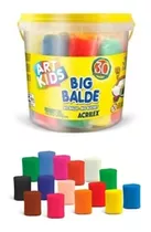 Massa Modelar Big Balde C/30 Massinhas Soft Art Kids Acrilex