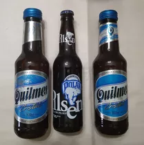 Botellas De Coleccion Cerveza Quilmes Y Polar Pilsen