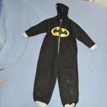 Pijama Invierno Canguro Con Capucha Talle 10, Batman