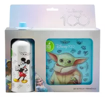 Set Escolar Value Sketch Disney 100 Años Hermetico + Botella