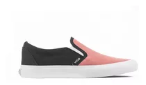 Zapatillas Vicus Slip On Lona Malva Negro 