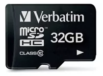 Tarjeta De Memoria Verbatim Micro Sdhc 32gb Con Adaptador
