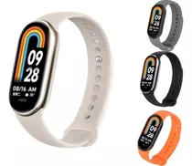  Relógio Xiaomi Mi Band  8 Global C/3 Pulseira + 1 Película