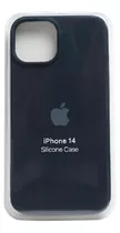 Funda Para iPhone 14 Silicona Case Negro