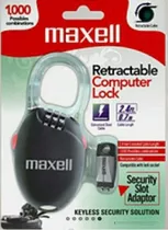 *maxell 347155 R-lock Cable/guaya Retráctil C/candado 
