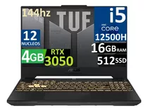 Laptop Asus Tuf F15 144hz Ci5-12500h 16gb 512ssd Rtx3050 4gb