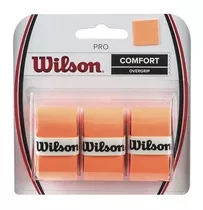 Overgrip Wilson 3 Piezas Naranja