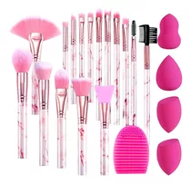 Set De Brochas Profesional Para Maquillaje 16 Piezas 