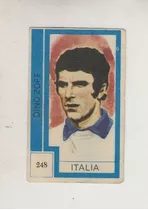 Futbol Idolo Italia Dino Zoff Figurita Cromo Uruguay 1974 