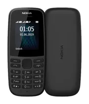 Nokia 105 (2019) Dual Sim 4 Mb Preto 4 Mb Ram