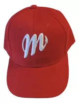 Diablos Rojos Gorra Roja Curva Logo M Rojo Beisbol Mexico Bk