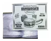 Papel Acoplado Térmico C/ 500 Un Hamburger Hamburguer Lanche