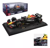 1/18 Rb19 Bburago 2023 Redbull #11 Sergio Perez Diecast Car Color Negro