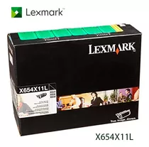 Cartucho De Tóner Negro Lexmark Número De Parte X654x11l