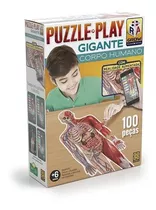 Quebra Cabeça Corpo Humano Gigante Puzzle Play Grow