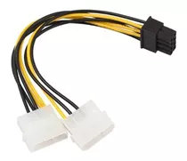 Cabo Adaptador Pci-express 8 Pinos Alimenta Placa De Vídeo