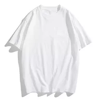 Camiseta S De Verano, Multicolor, Lisa Y Pesada, Manga Corta