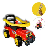 Carrinho Infantil De Passeio Com Haste Empurradora Jeep Jip