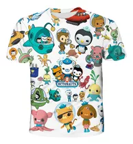 Playera Infantil Impresa En 3d De The Octonauts