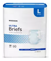 Pañales Para Adultos Mckesson Ultra Absorvente Talla L 