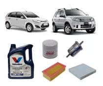 Kit De 4 Filtros Ford Fiesta Ecosport Wega Y Valvoline 10w40