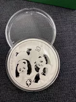 Moneda De Plata (99,9%), Panda - China, Año 2022