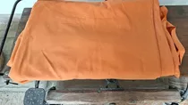 Tela Piel De Durazno Color Naranja  Para Tapicería 
