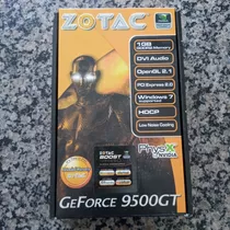 Placa De Vídeo Zotac Geforce 9500gt 1gb Ddr2 128bit Pci 2.0