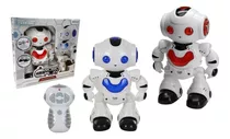 Brinquedo Robô Infantil Com Controle Remoto Luzes E Som 